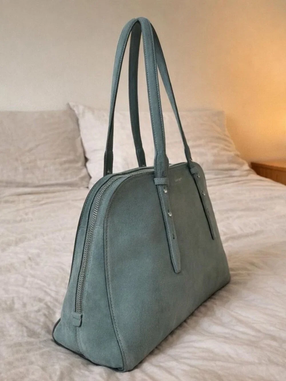 Kate Spade Maise Suede Carryall Bag - Dark English Sea